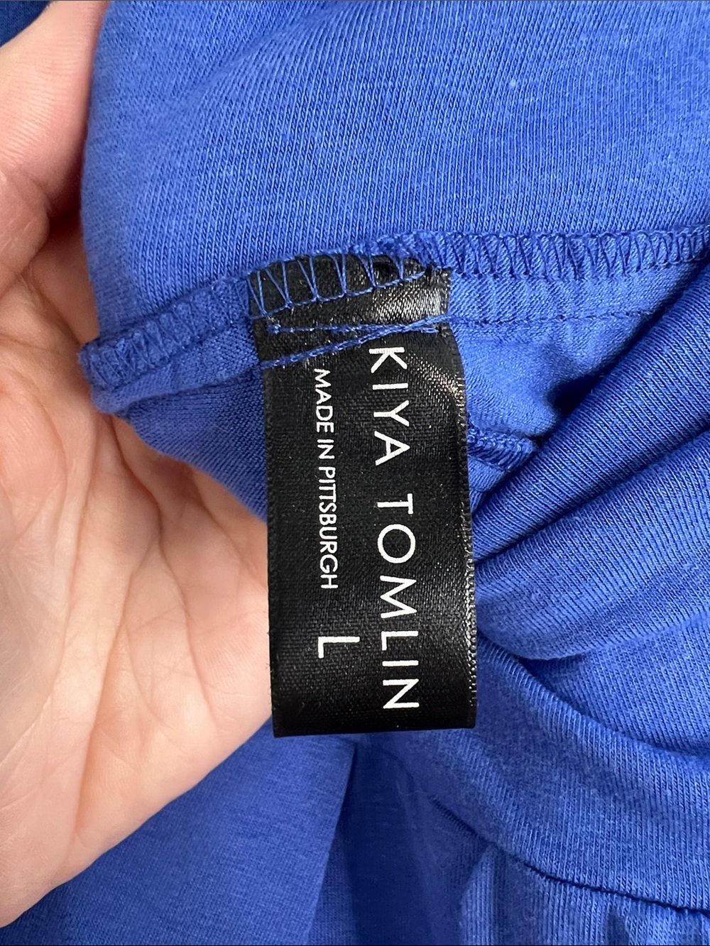 NWT Kiya Tomlin Amparo Blue wide leg pleated pants & sleeveless top set - Picture 14 of 14
